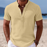 Men's Shirt - Summer Button-Up Short Sleeve - Atlas - product view 5