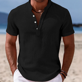 Men's Shirt - Summer Button-Up Short Sleeve - Atlas - product view 1