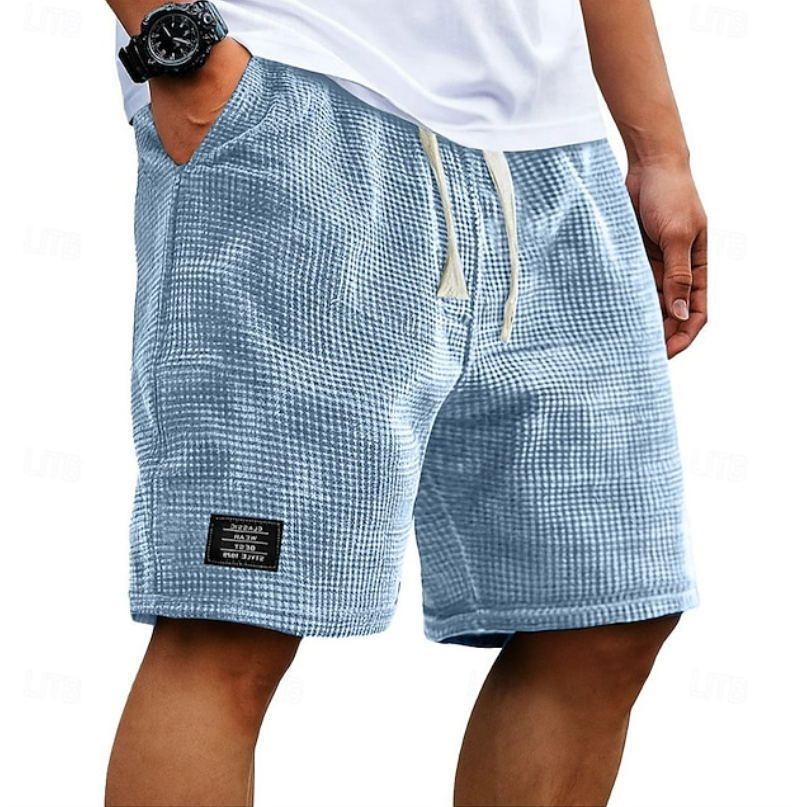Men's Shorts - Casual Waffle Summer - Steven - product view 6