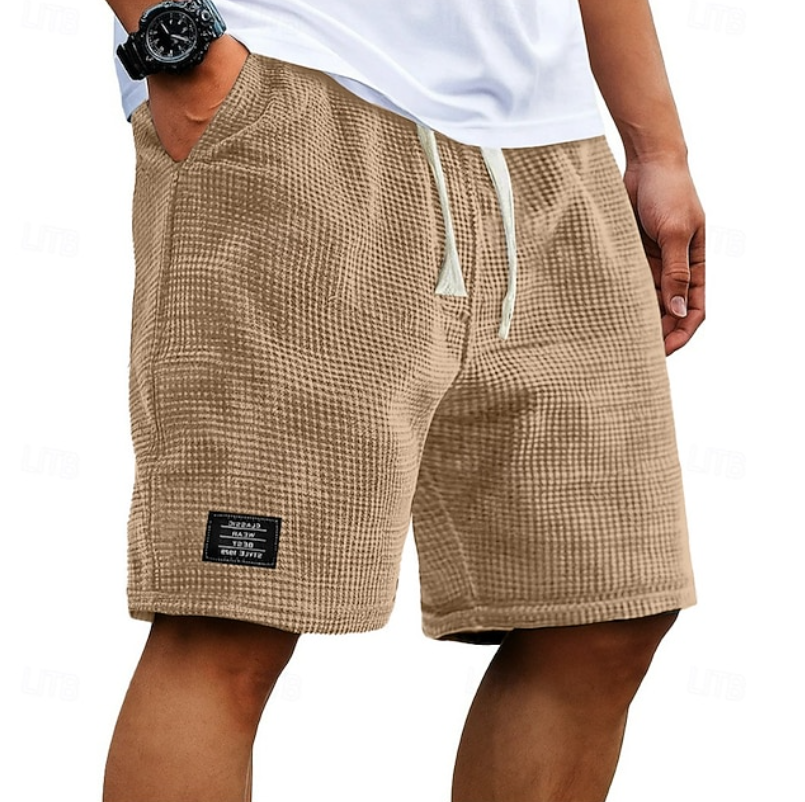 Men's Shorts - Casual Waffle Summer - Steven - product view 4