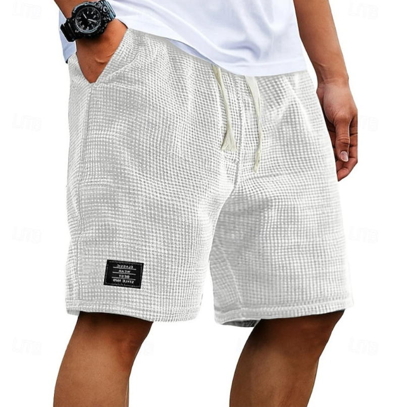 Men's Shorts - Casual Waffle Summer - Steven - product view 8