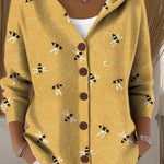 Women's Jumper - Button Hooded - Jenna - product view 2