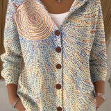 Women's Jumper - Button Hooded - Jenna - product view 6
