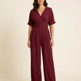 Women's Jumpsuit - Wide-Leg - Genevieve - product view 1