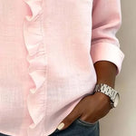 Women's Blouse - Lightweight V-Neck - Chloe - product view 10
