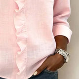 Women's Blouse - Lightweight V-Neck - Chloe - product view 10