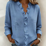 Women's Blouse - Lightweight V-Neck - Chloe - product view 4