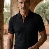 Men's Shirt - Textured Polo - Harrison - product view 7