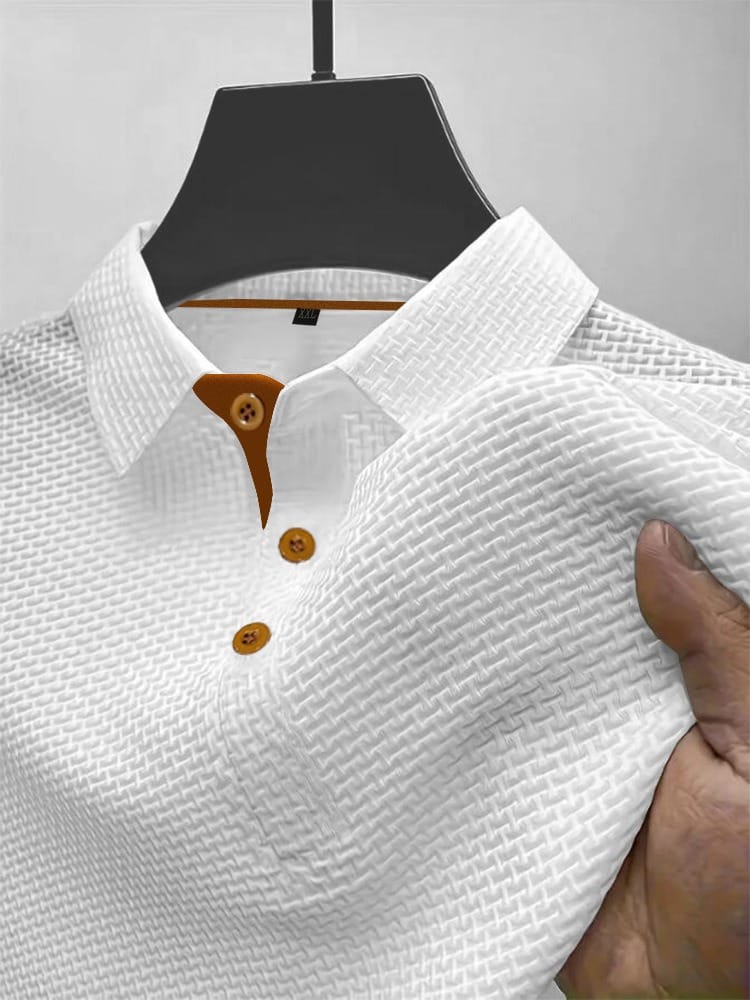 Men's Shirt - Textured Polo - Harrison - product view 1
