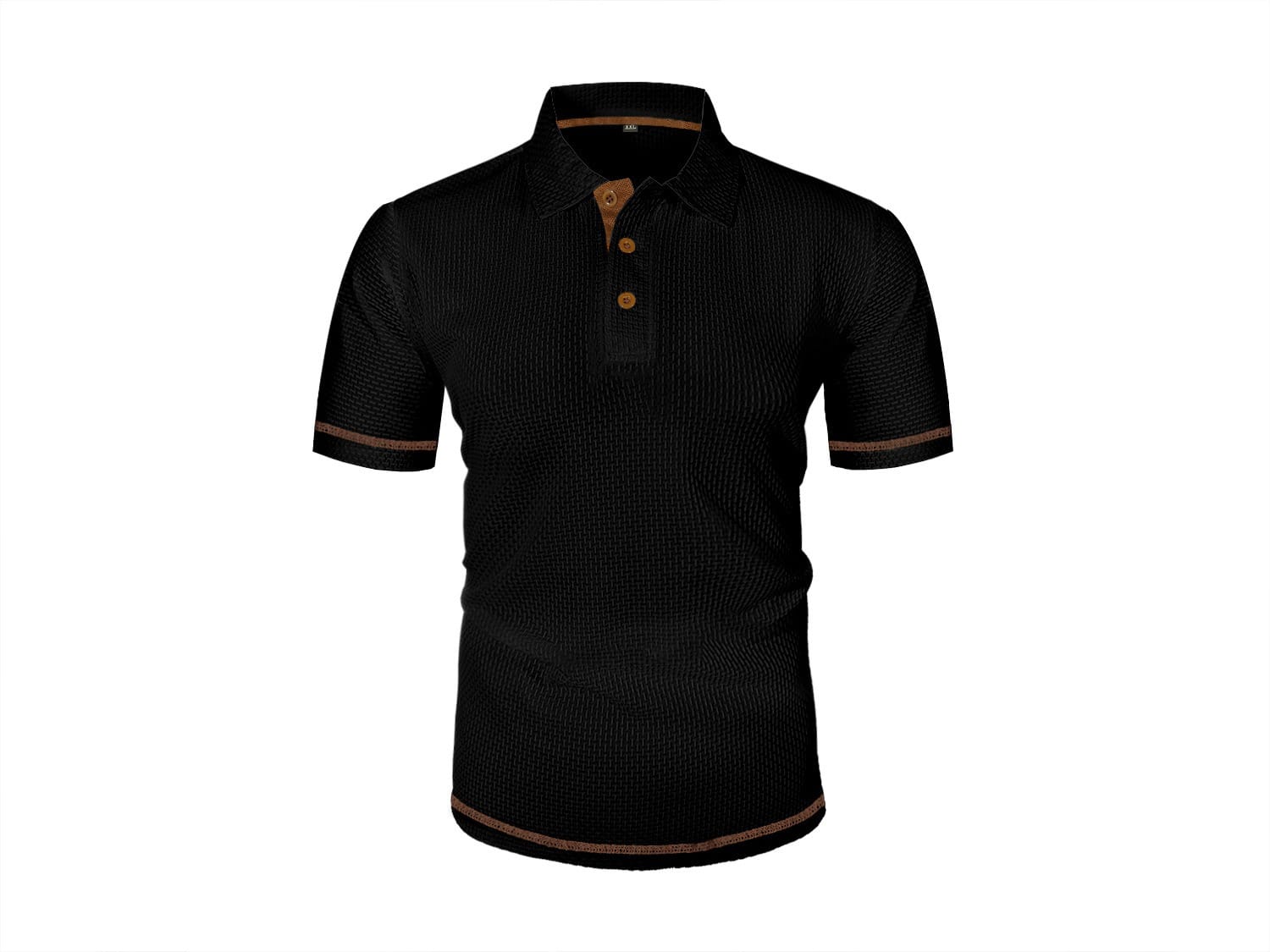 Men's Shirt - Textured Polo - Harrison - product view 9