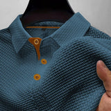 Men's Shirt - Textured Polo - Harrison - product view 6
