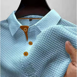 Men's Shirt - Textured Polo - Harrison - product view 5