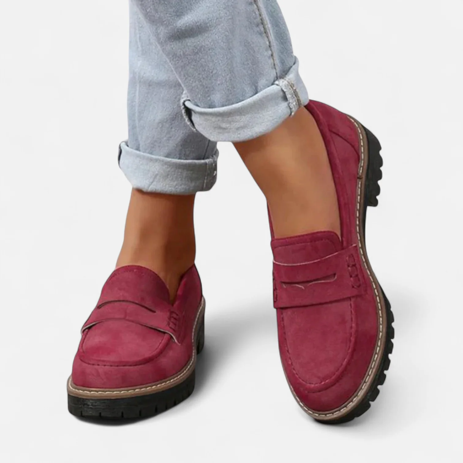 Women's Shoes - Heeled Loafers - Skylar - product view 5