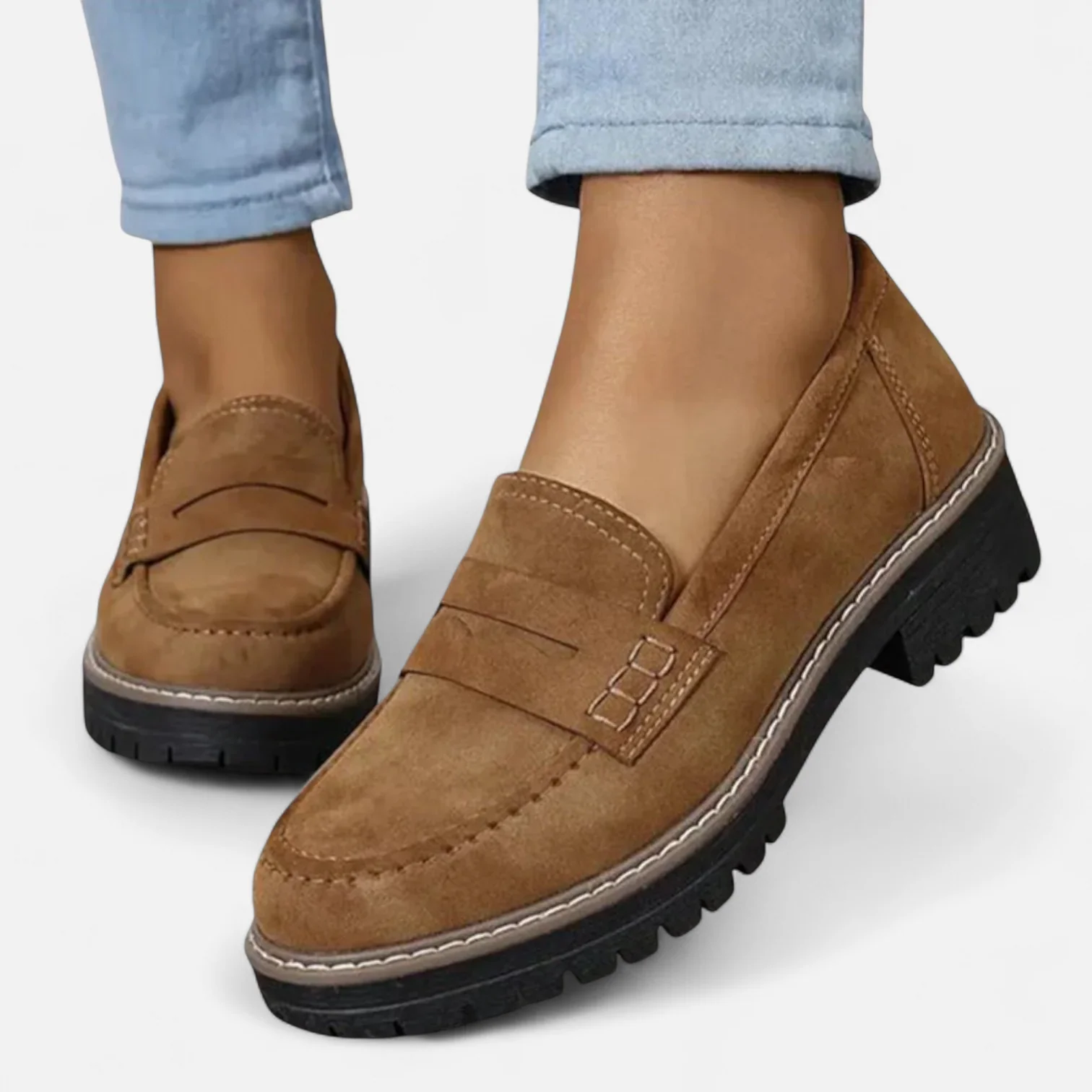 Women's Shoes - Heeled Loafers - Skylar - product view 3