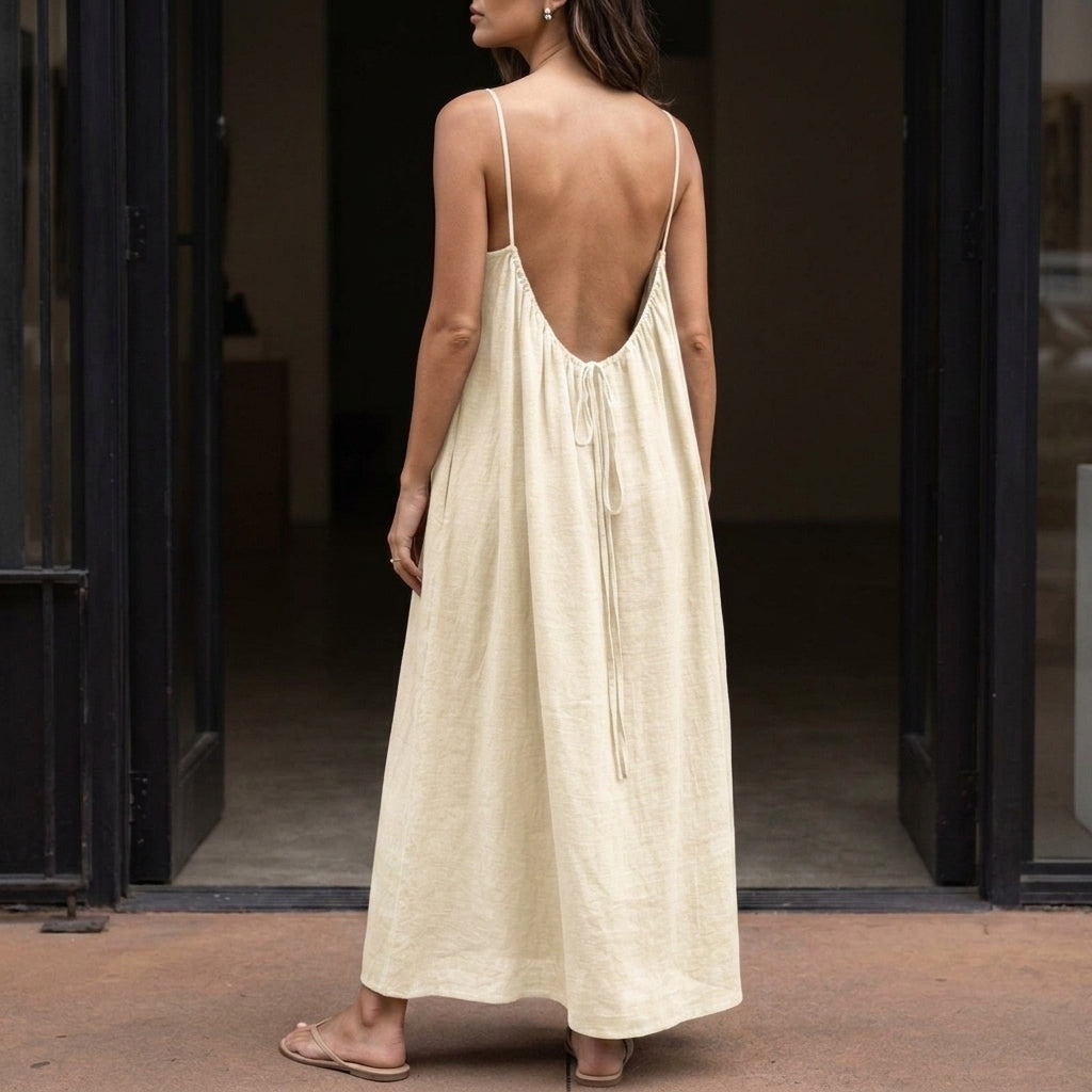 Romy Backless Maxi Dress