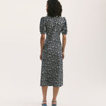 Women's Midi Dress - Navy Daisy Crepe Tea - Colette - product view 4