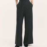 Women's Trousers - Black Polka Dot - Nat - product view 2