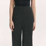 Women's Trousers - Black Polka Dot - Nat - product view 3
