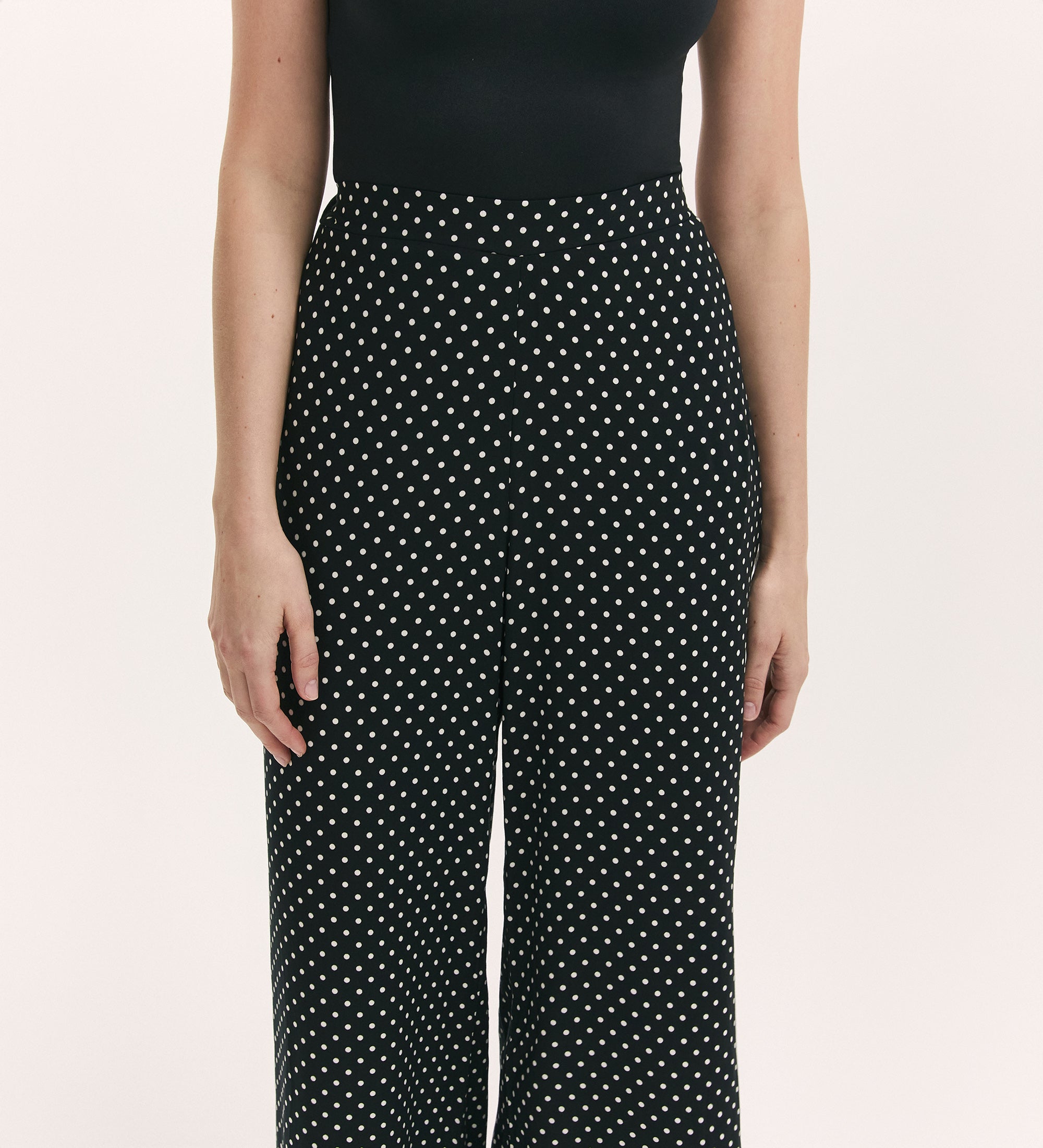 Women's Trousers - Black Polka Dot - Nat - product view 3