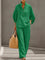 Women's Two-Piece Set - Wide Leg and Collar 2 Piece Set - Vienna - product view 5