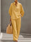 Women's Two-Piece Set - Wide Leg and Collar 2 Piece Set - Vienna - product view 7
