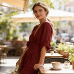 Women's Jumpsuit - Wide-Leg - Genevieve - product view 6