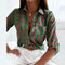 Women's Blouse - Collared Printed - Novalie - product view 15